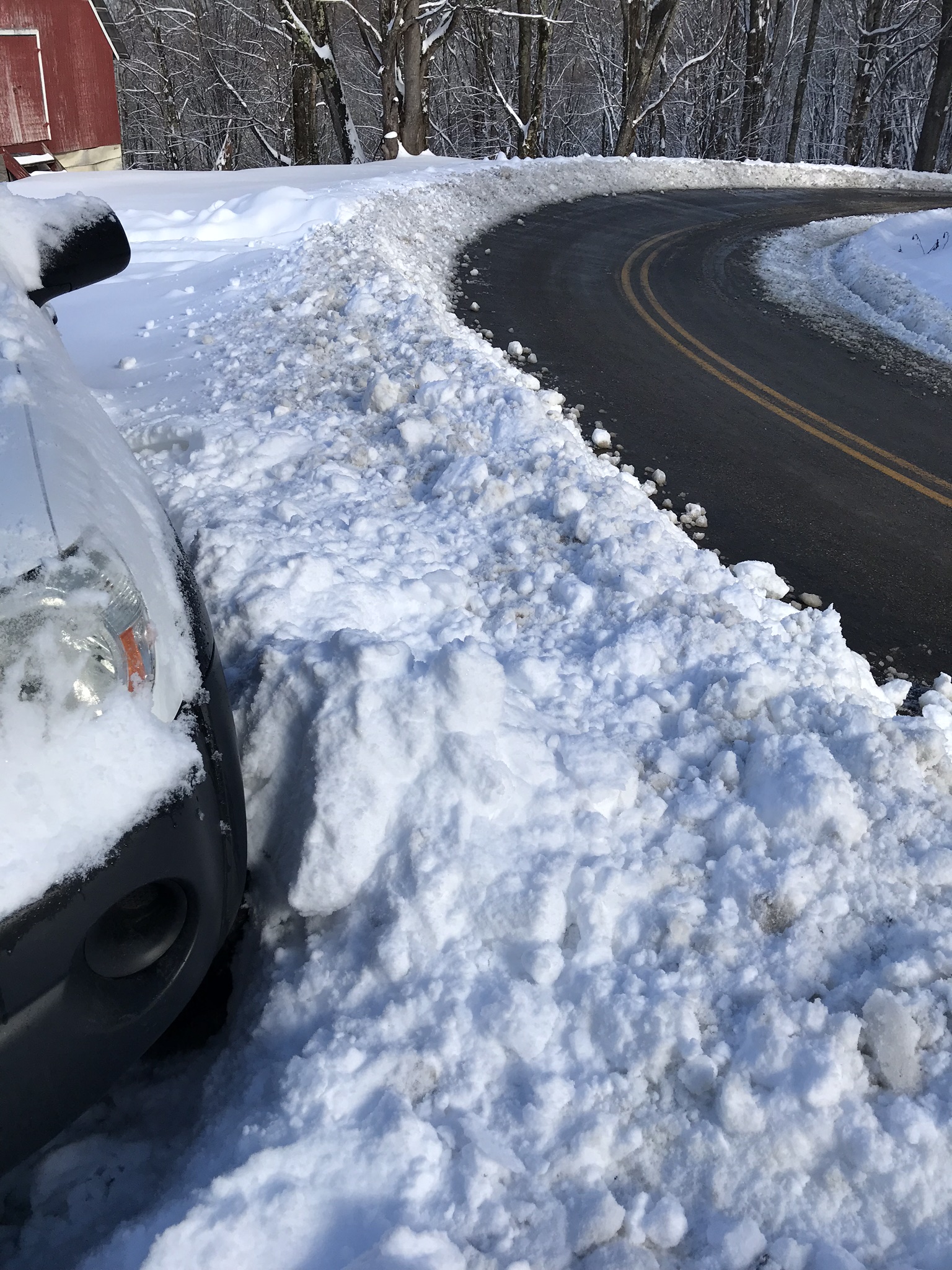 My pickup truck, stuck