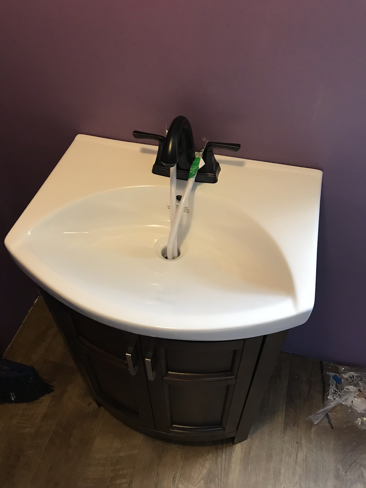 My new sink, almost in
